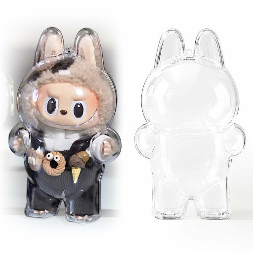 LABUBU Crystal Clear Protective Case plastic