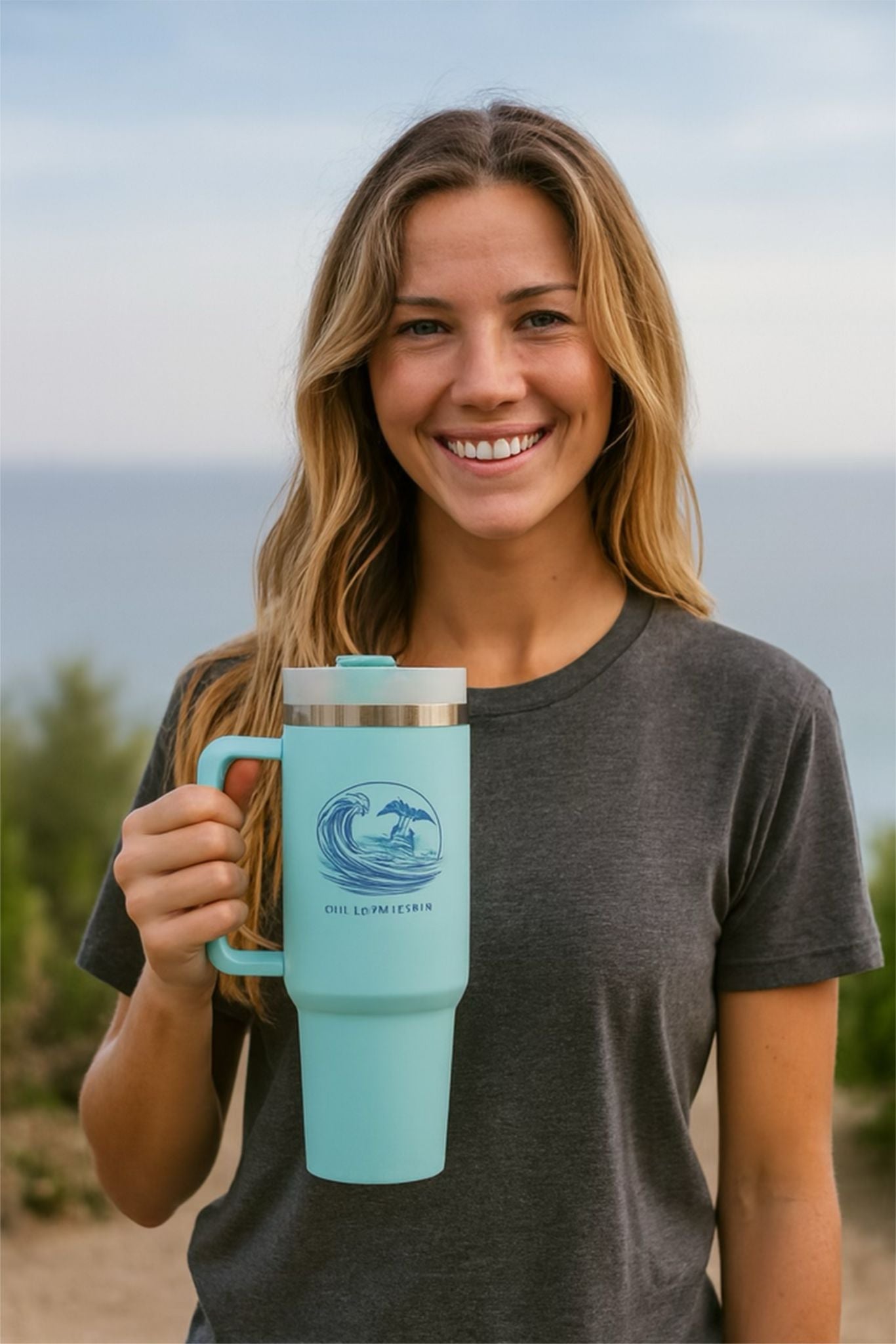 Salted Freedom 40 oz Tumbler β Exclusive Camillia Bloom Designs