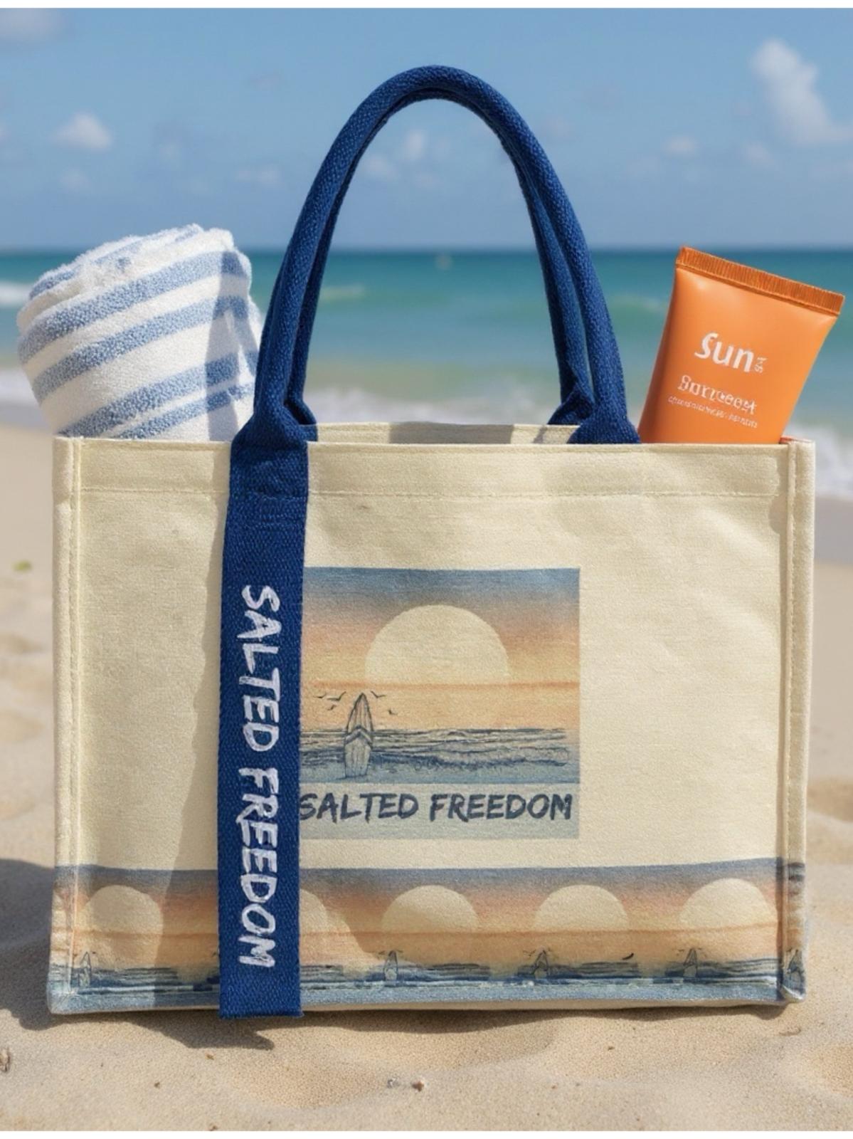 Camillia Bloom Exclusive Tote Bags – Cotton-Polyester Canvas with PVC Coating